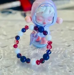 万博　ミャクミャクカラー⭐️天然石ビーズブレスレット