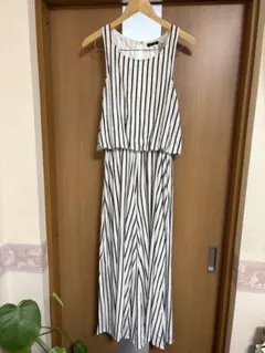 ストライプ オールインワン Mサイズ