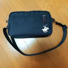 (美品) BEVERLY HILLS POLO CLUB ショルダー バッグ 黒のサムネイル