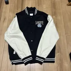 LFYT スタジャン ブラック ホワイト Lサイズ