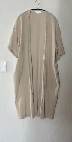 niko and ... ベージュ ロングカーディガン 半袖