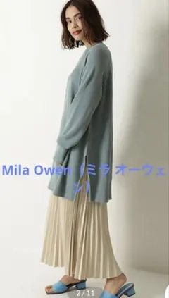 Mila Owen アイボリー プリーツスカート サイズ0