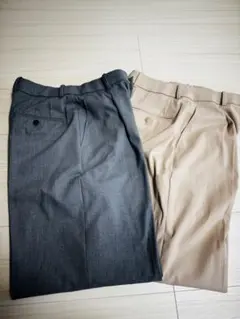 ユニクロ タックワイドパンツ 2点セット