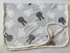 ハーフブランケット miffy ミッフィー 毛布 nishikawa西川 グレー