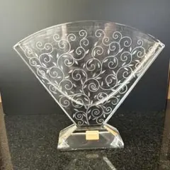 Baccarat バカラ 花瓶 フラワーベース 扇型 エヴァンタイユ Mサイズ