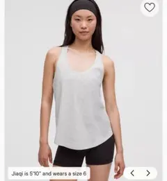 lululemon ストレッチタンクトップ ホワイト　新品未使用 Lululemon Lightweight Stretch Running Tank Top - White