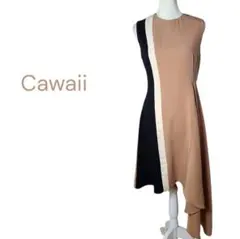cawaii アシンメトリーロングドレス／ワンピース　ストレッチ入り