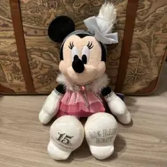 ミニー　ぬいぐるみ　ビッグバンドビート　ディズニーシー15周年　ミッキー