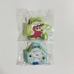 クレヨンしんちゃん メモ帳 ボールチェーン付き ミニノート 2点セット