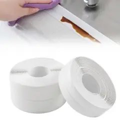 防水テープ 隙間テープ 2.5cm*3.2m ホワイト 防カビテープ 白