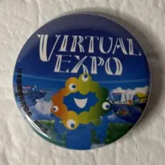【非売品】【新品未使用】バーチャル万博 ミャクミャク カラフル 缶バッジ