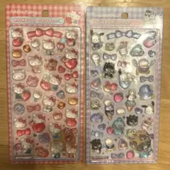 サンリオ ボンボンドロップシール 2点セット キティ はぴだんぶい