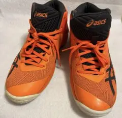 asics ゲルバースト22　23.5cm オレンジ バスケットシューズ