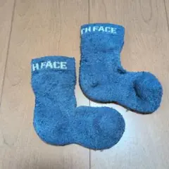 THE NORTH FACE キッズアウトドア 靴下 ブルーグレー