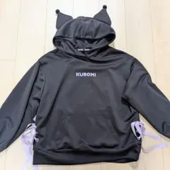 サンリオ　Kuromi　クロミちゃん　パーカー　レース　リボン　耳付き　Мサイズ