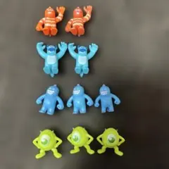 モンスターズインク フィギュア マスコット★計10体セット