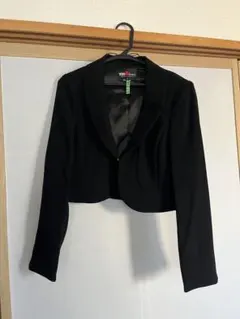 VIVI fleurs ブラック クロップドジャケット ワンピース　サイズ9