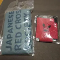 けんけつちゃんブランケットとミニバッグセット