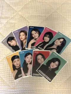 TWICE トレーディングカード 9枚セットthis is forオフラインくじ