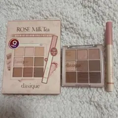 dasique アイシャドウパレット 27ローズミルクティー スティックシャドウ