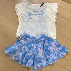 《美品》mezzo piano junior Ｍ(150cm) 水着4点セット