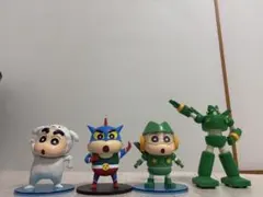 ひ*り様 クレヨンしんちゃん アクションフィギュア 4体セット