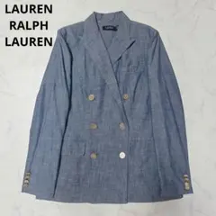 未使用⭐️23AW ローレンラルフローレン テーラードダブルジャケット 金ボタン