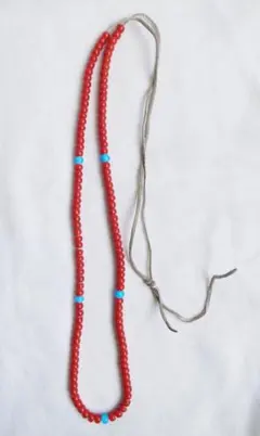 OLDホワイトハーツネックレス CHOOKE - Heishi×Old Blue Antique White Heart Necklace