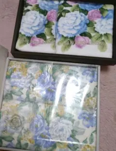 花柄タオルセット