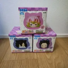 鬼滅の刃 おひるねこ 胡蝶しのぶ 甘露寺蜜璃 伊黒小芭内 3体セット