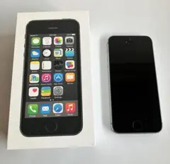 【中古・箱付き】Apple iPhone 5s 32GB スペースグレー 本体