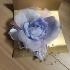 コサージュ(パープル、ピンク)