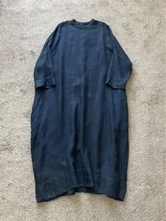 ARTS&SCIENCアーツアンドサイエンス フレンチリネンシャツワンピチャーチ