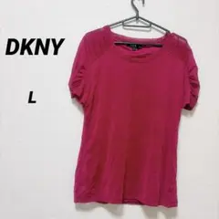 DKNY 【L】ピンク 半袖Tシャツ