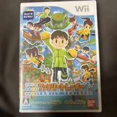 【ほぼ未使用・美品】Wiiソフト　ファミリートレーナー 説明書付き