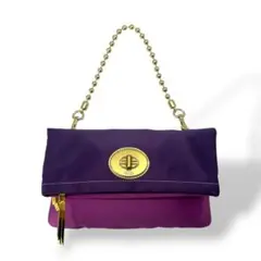 希少　コーチ　2way チェーンショルダーバッグ　クラッチバッグ　がま口　y2k