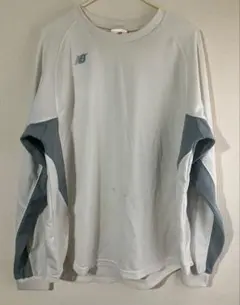 New Balance 長袖シャツ ホワイト(Oサイズ)