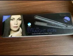 SALONIA ダブルイオン ストレートアイロン ブラック　使用済み　中古品