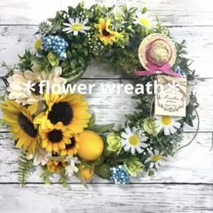 フラワーリース＊ 大きめ 玄関リース ユーカリと葡萄のナチュラル