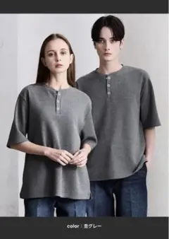 ファンクショナリー サーマルヘンリーネックTシャツM clel ファンクショナリー サーマル ヘンリー ネック 半袖 Tシャツ M