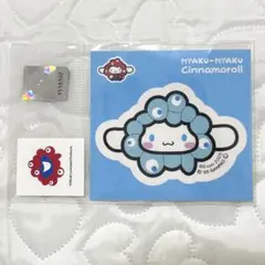 万博 サンリオ ミャクミャク なりきり シナモロール ステッカー