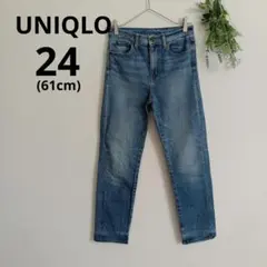 UNIQLO ジーンズ Gパン 24 61cm レディース ストレート