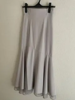 MERCURYDUO シアーレイヤードスリットマーメイドスカート