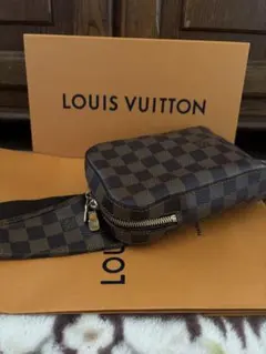 LOUIS VUITTON ヴィトン ダミエ ボディバッグ 0624 - メルカリ