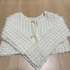 mily bilet 2way ダブルリボンショート丈カーディガン　Lサイズ