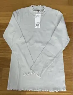 サマンサモスモス配色メローリブハイネックインナー