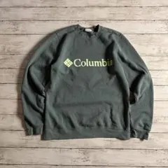 Columbia コロンビア ロゴプリント トレーナー S ゆるダボメンズ古着