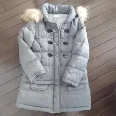 pom pinette グレー フード　ダウンコート　150