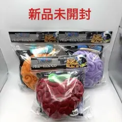 【新品未開封】ワンピース　悪魔の実エンボスパスケース　3点セット