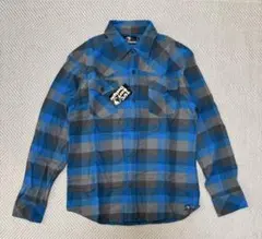 【新品】T&C Surf Designs 青・グレー チェックネルシャツ